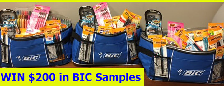 Labor Day Contest!  WIN a BIC Cooler filled with over $200 in BIC Samples