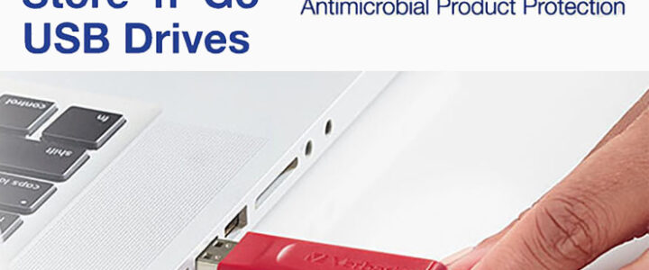 Introducing Verbatim’s Store ‘n’ Go® USB Drives with Built-In Microban® Antimicrobial Product Protection